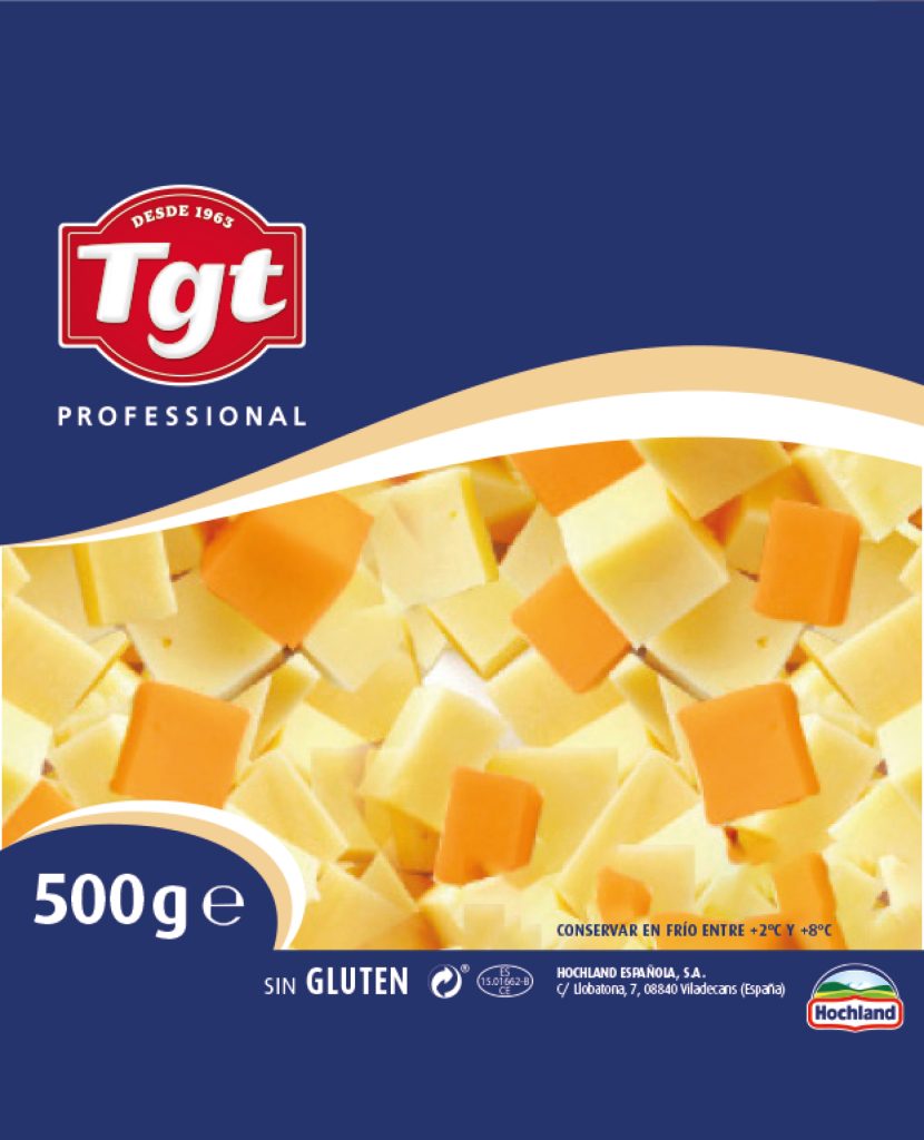 Cubiquesos Mix con Cheddar & Gouda 500g