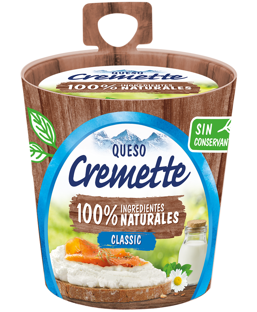 Cremette 100% Ingredientes Naturales Classic 150g