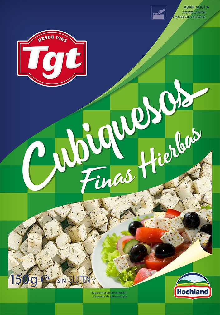 Cubiquesos con Finas Hierbas 150g