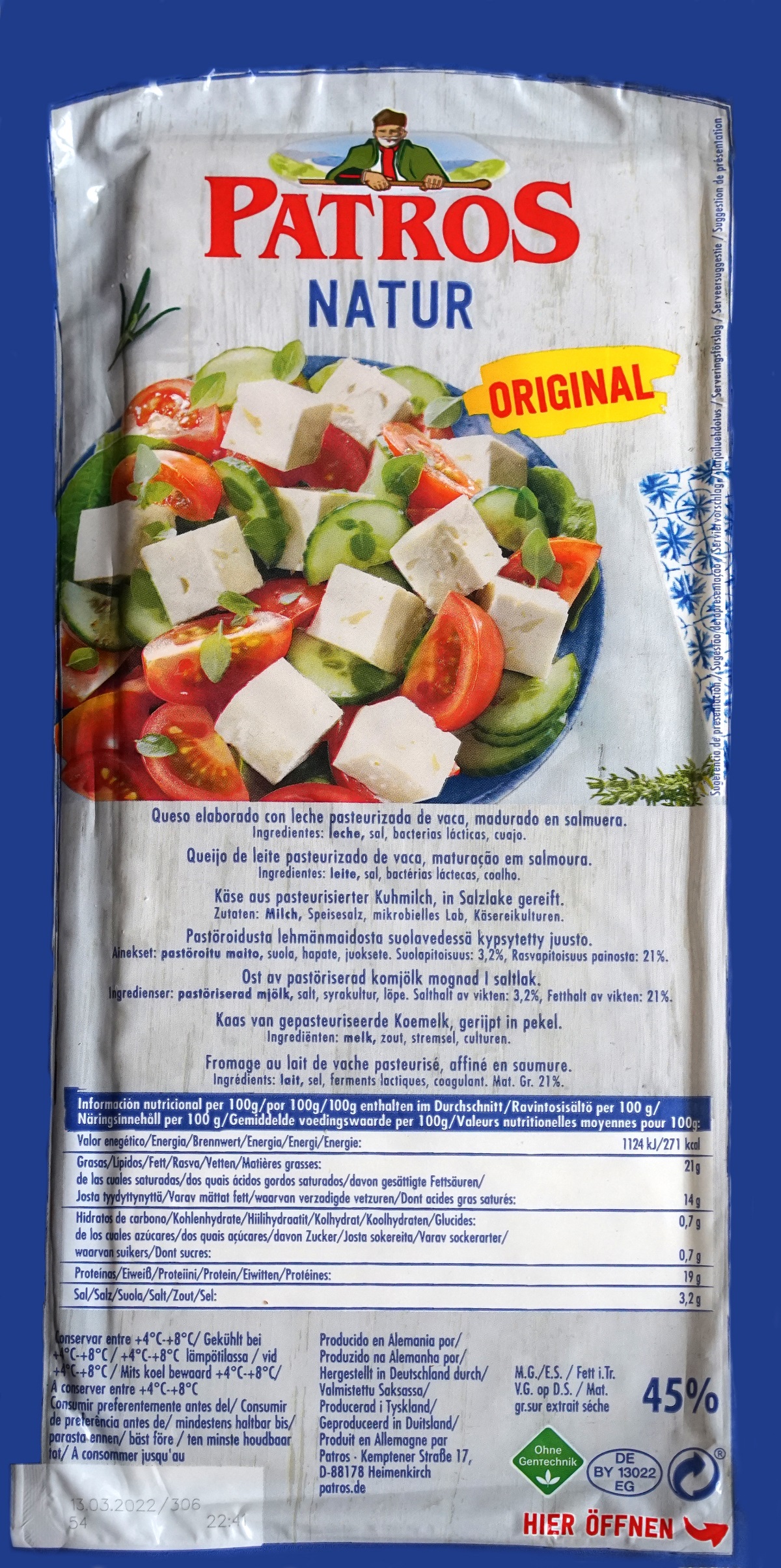 Patros bloque 2 kg