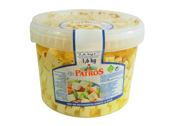 Patros cubitos en aceite 2,6 kg