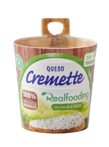 Cremette 100% Ingredientes Naturales Finas Hierbas 150g