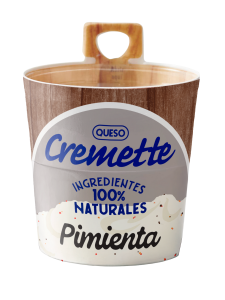 Cremette 100% Ingredientes Naturales Pimienta 150g