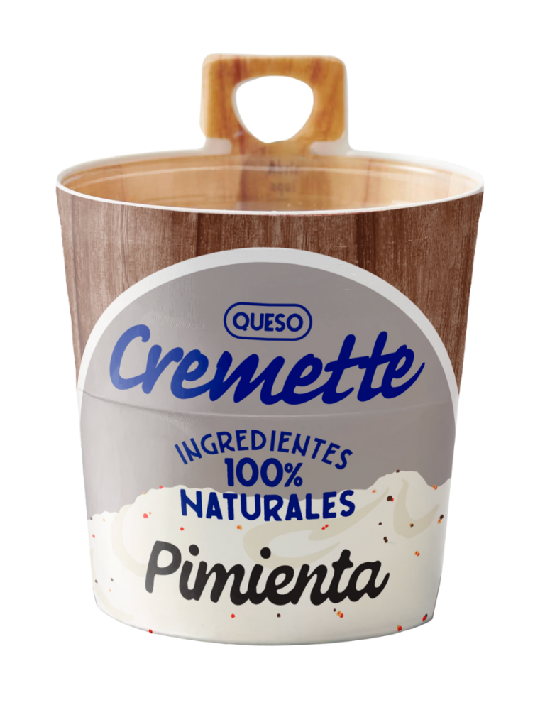 Cremette 100% Ingredientes Naturales Pimienta 150g