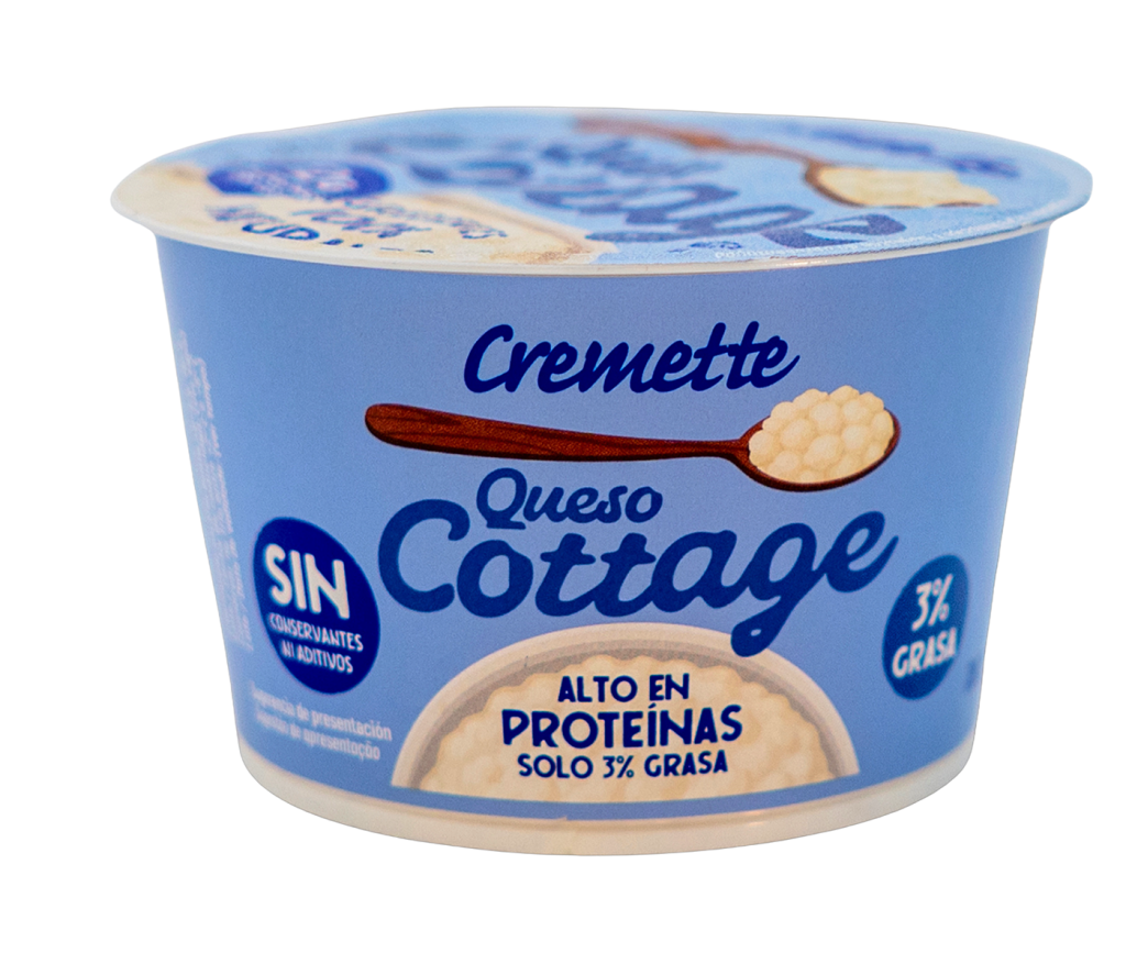 Cremette Queso Cottage 180 g                               100% Ingredientes Naturales
