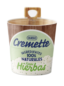Cremette 100% Ingredientes Naturales Finas Hierbas 150g