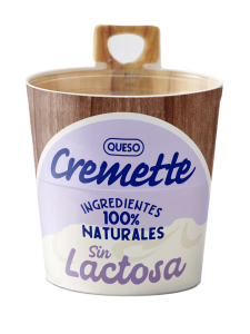 Cremette 100% Ingredientes Naturales              Sin Lactosa 150g